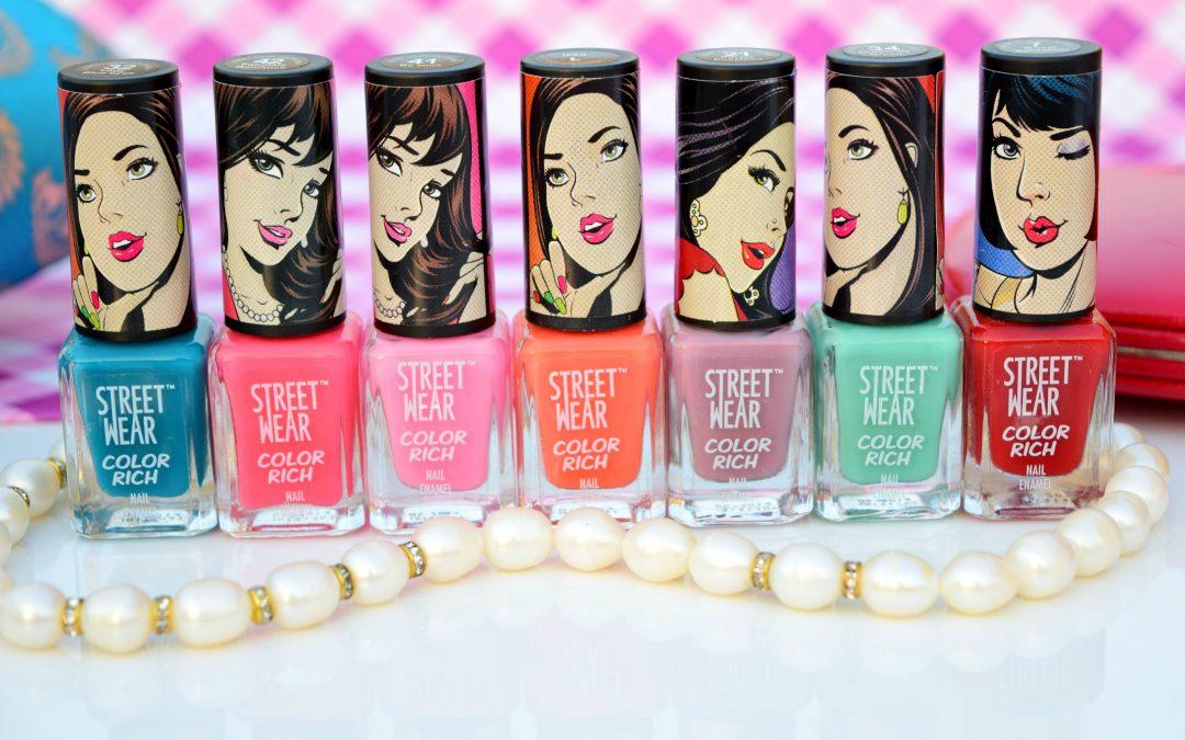 7 Street Wear Color Rich Nail Paint Shades, Price, Swatches