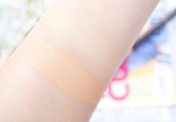 Maybelline Dream Satin Foundation and Two Way Cake Swatches
