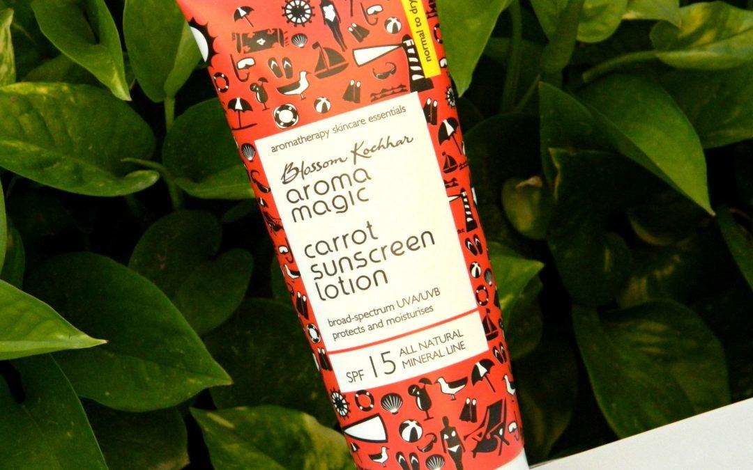 Aroma Magic Carrot Sunscreen Lotion SPF 15 Review