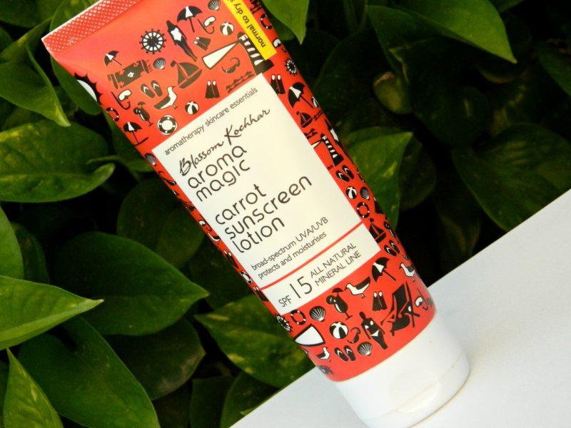 Aroma Magic Carrot Sunscreen Lotion SPF 15 Review