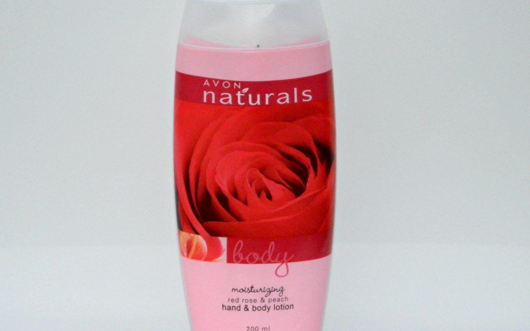 Avon Red Rose and Peach Hand and Body Lotion Review
